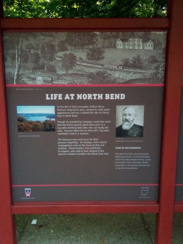 Life At North Bend Marker image. Click for full size.