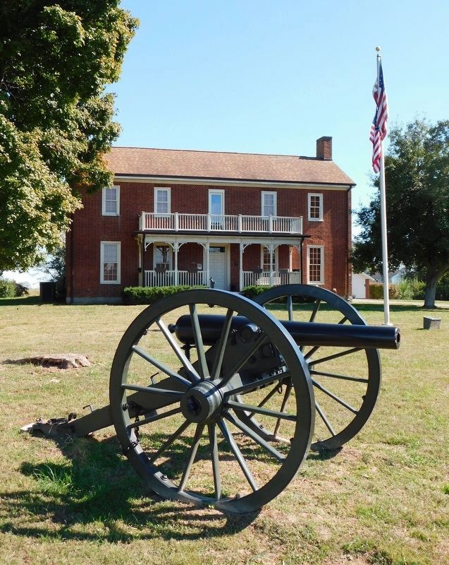 Artillery Piece At The Richmond Battlefield Visitors Center. Click for full size. Artillery Piece At The Richmond Battlefield Visitors Center image. Click for full size.