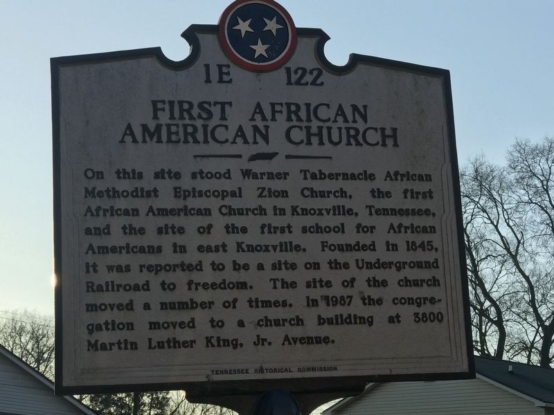 First African American Church Marker image. Click for full size.