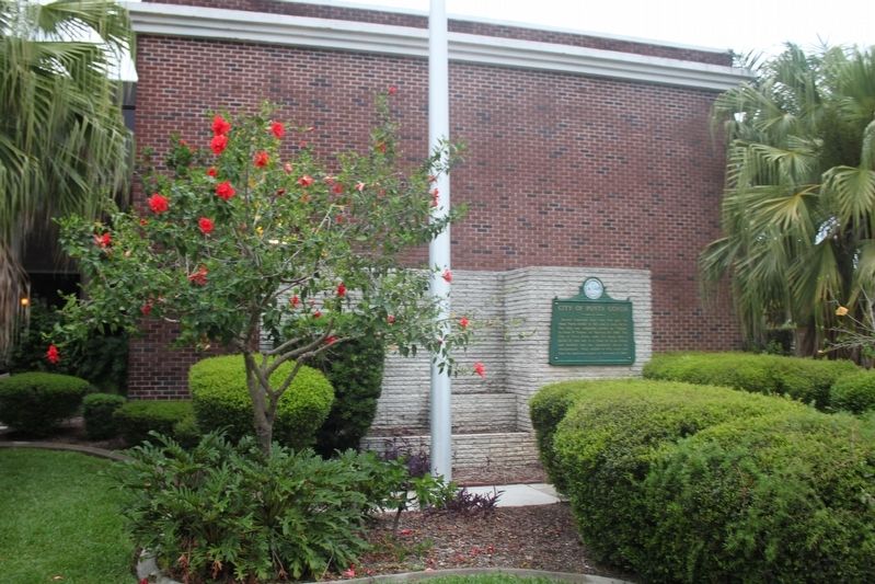 City of Punta Gorda Marker on wall image. Click for full size.