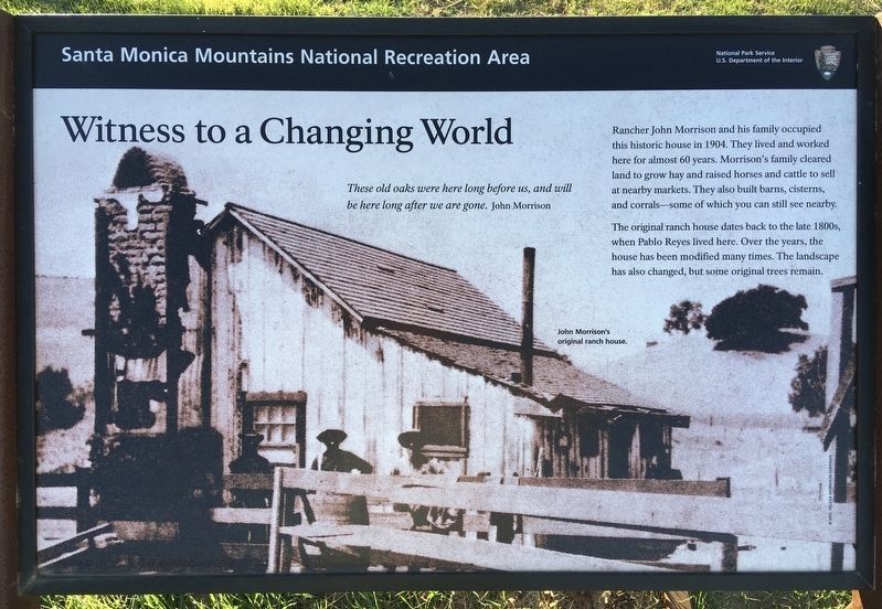Morrison Ranch House Marker image. Click for full size.