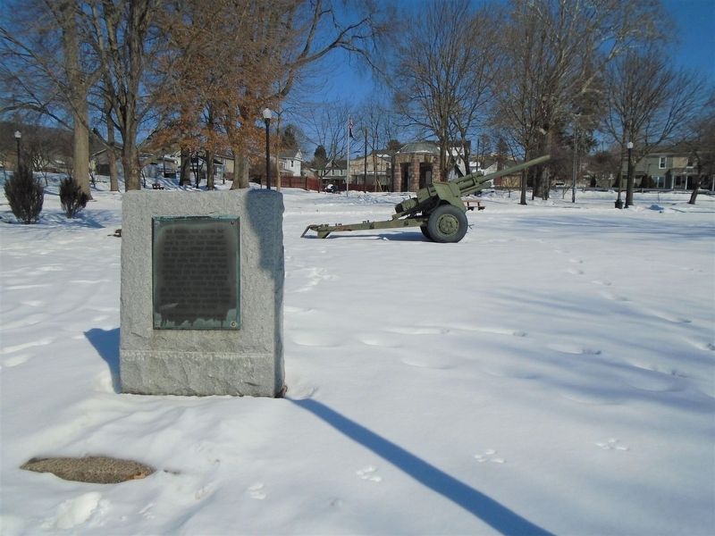 Memorial Park Marker. Click for full size. Memorial Park Marker image. Click for full size.