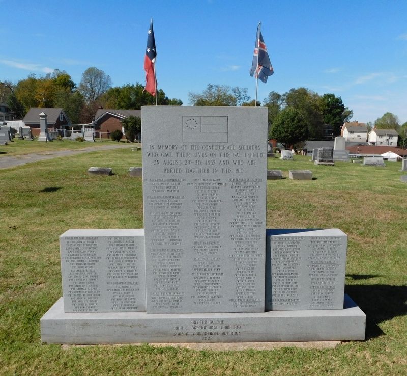 In Memory Of The Confederate Soldiers Marker image. Click for full size.