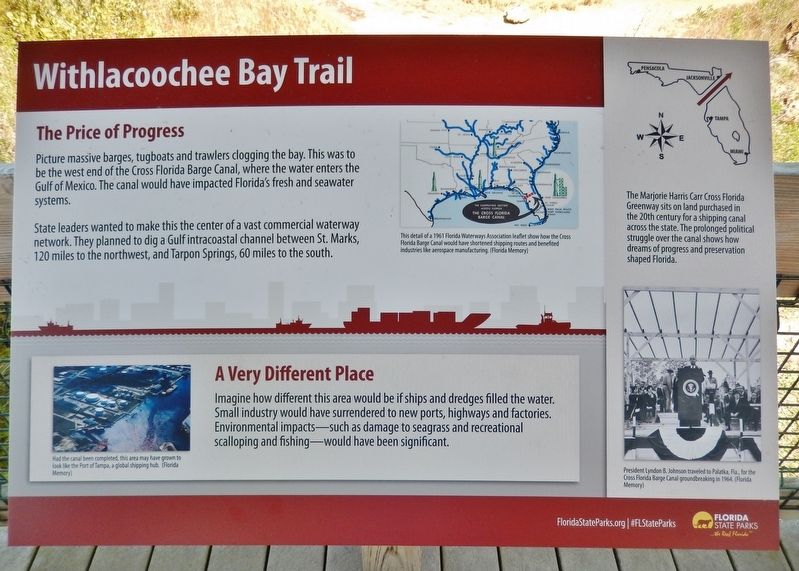 Withlacoochee Bay Trail Marker image. Click for full size.