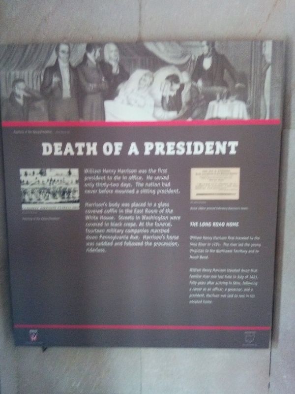 Death of a President Marker image. Click for full size.