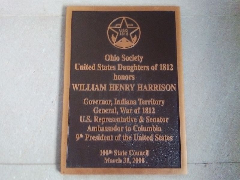 William Henry Harrison Marker image. Click for full size.