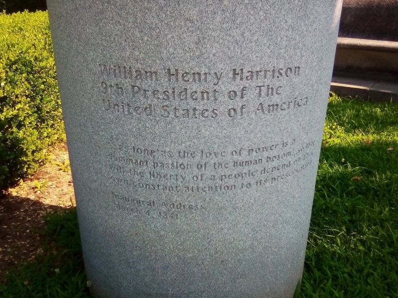 William Henry Harrison Marker image. Click for full size.