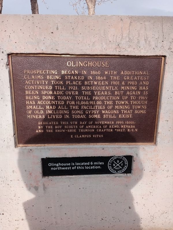 Olinghouse Marker image. Click for full size.
