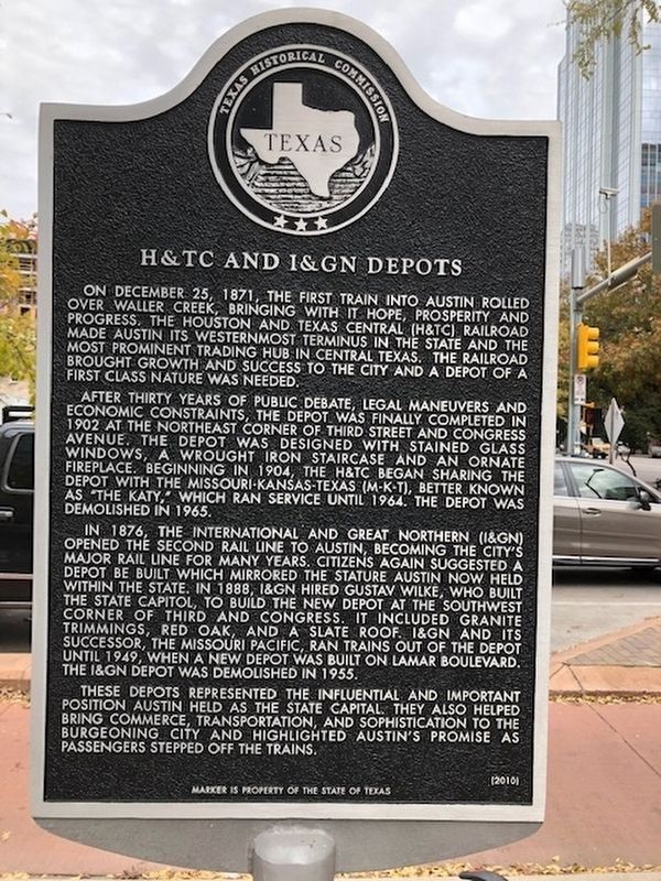 H&TC and I&GN Depots Marker image. Click for full size.