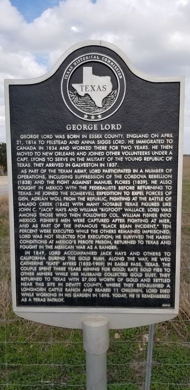 George Lord Marker image. Click for full size.