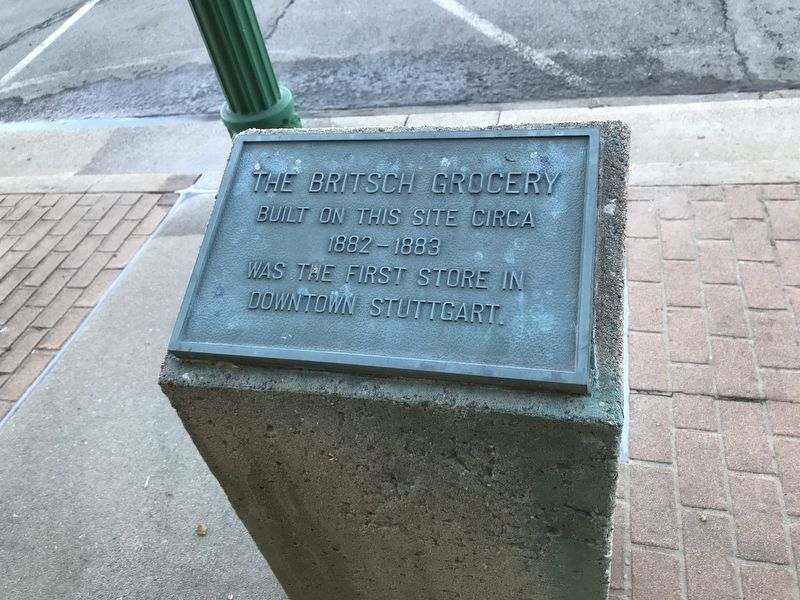 The Britsch Grocery Marker. Click for full size. The Britsch Grocery Marker image. Click for full size.