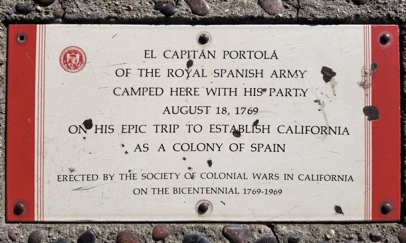 El Capitn Portol Marker image. Click for full size.