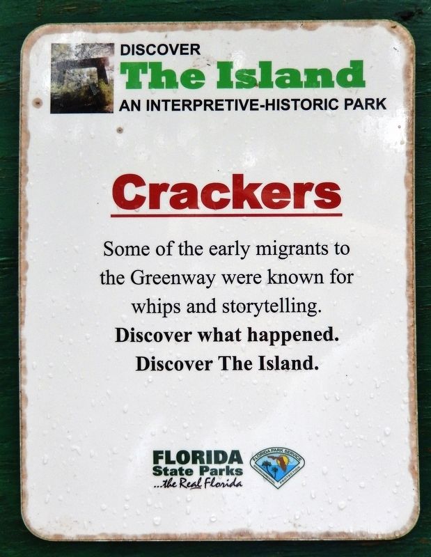 Florida Crackers Marker (<i>panel 1</i>) image. Click for full size.