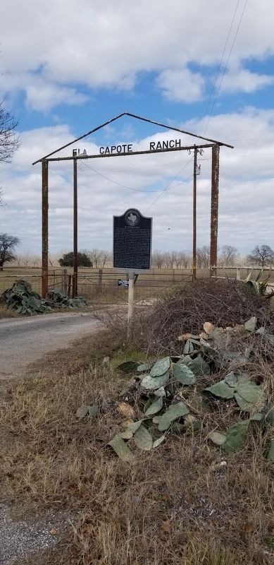 The front entrance to the El Capote Ranch image. Click for full size.