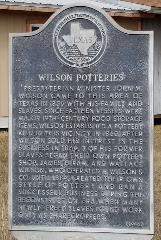 Wilson Potteries Marker image. Click for full size.