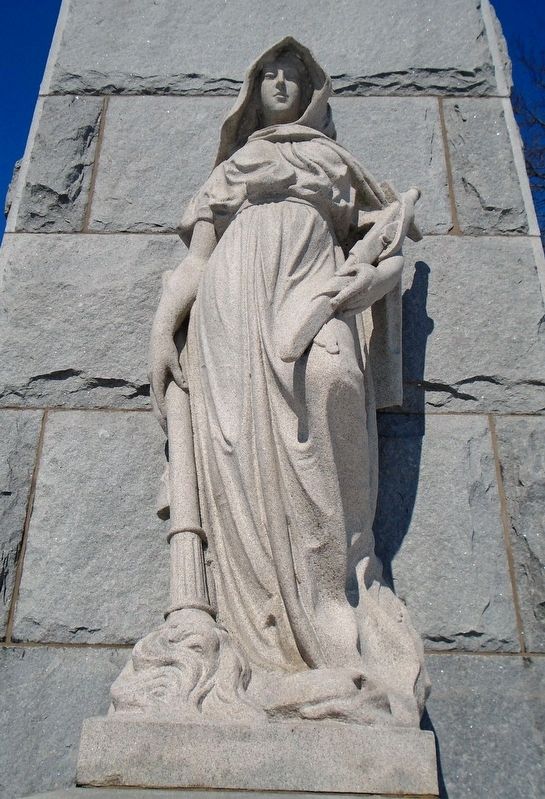 Civil War Memorial Allegory Statue image. Click for full size.