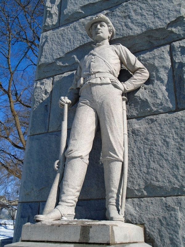 Civil War Memorial Cavalry image. Click for full size.