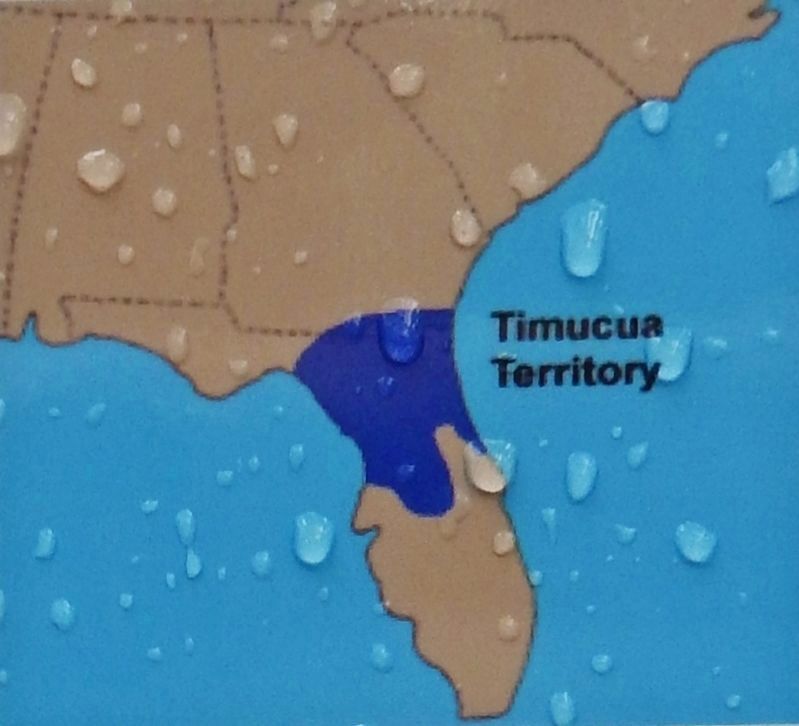 Marker detail: Timucua Territory Map image. Click for full size.