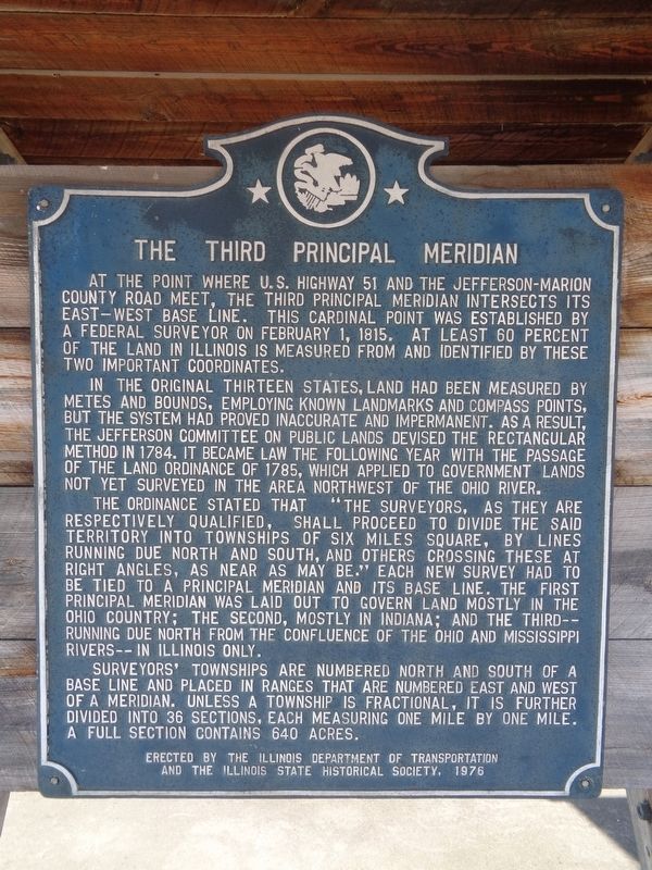 The Third Principal Meridian Marker image. Click for full size.