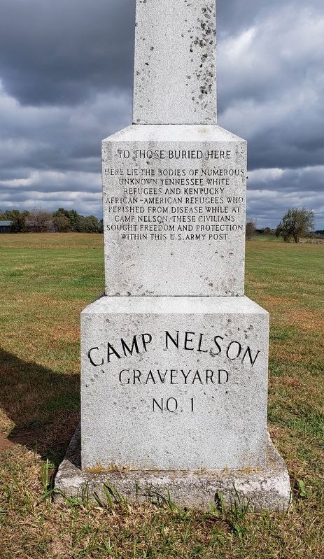 Camp Nelson Graveyard No. 1 Marker image. Click for full size.