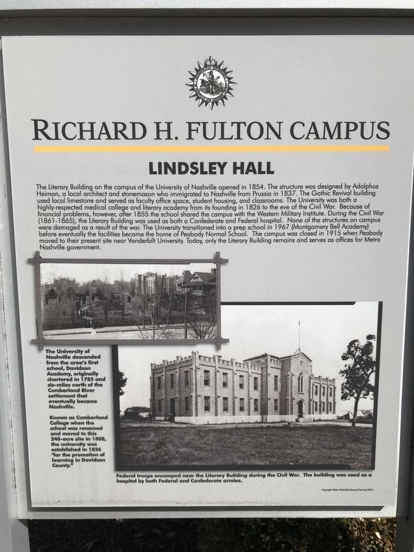 Richard H. Fulton Campus Marker image. Click for full size.
