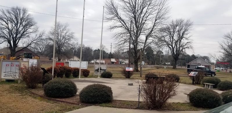 Arkansas Flag Memorial Park Wabbaseka image. Click for full size.