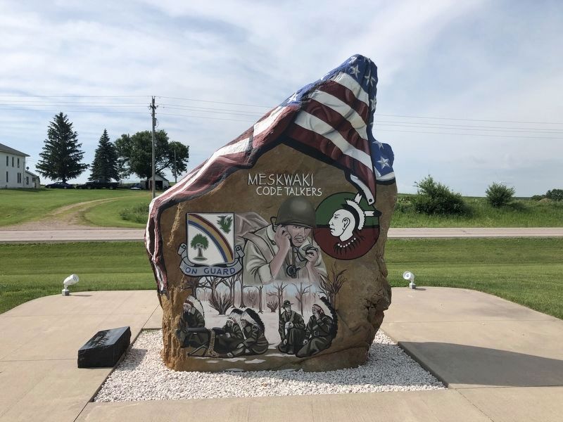 Gladbrook Freedom Rock Veterans Memorial Marker image. Click for full size.