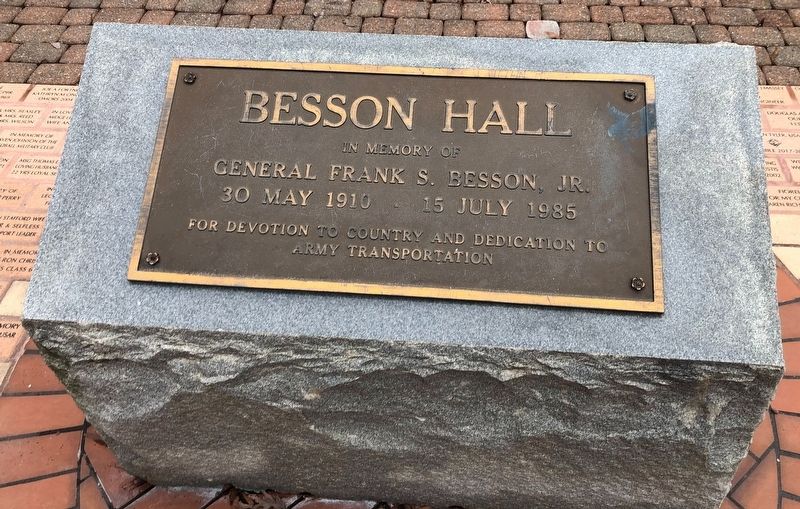 Besson Hall Marker image. Click for full size.