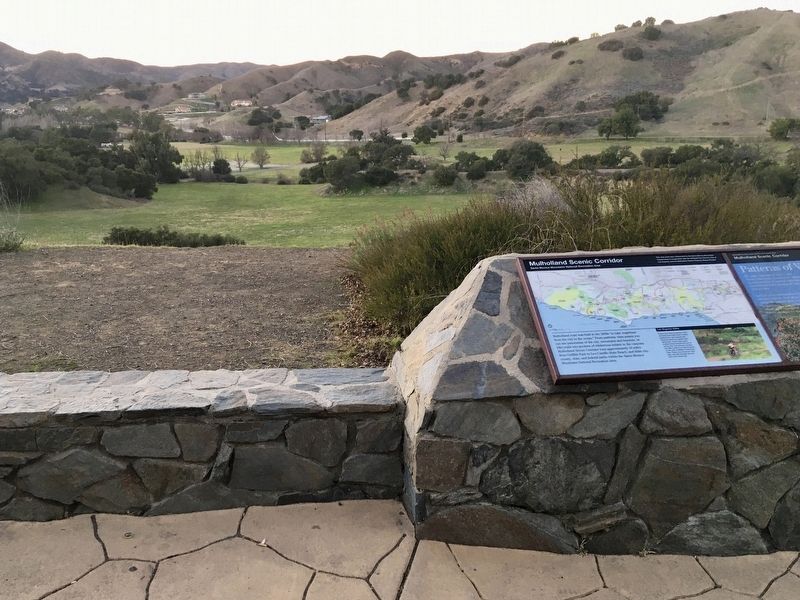 Mulholland Scenic Corridor Marker image. Click for full size.