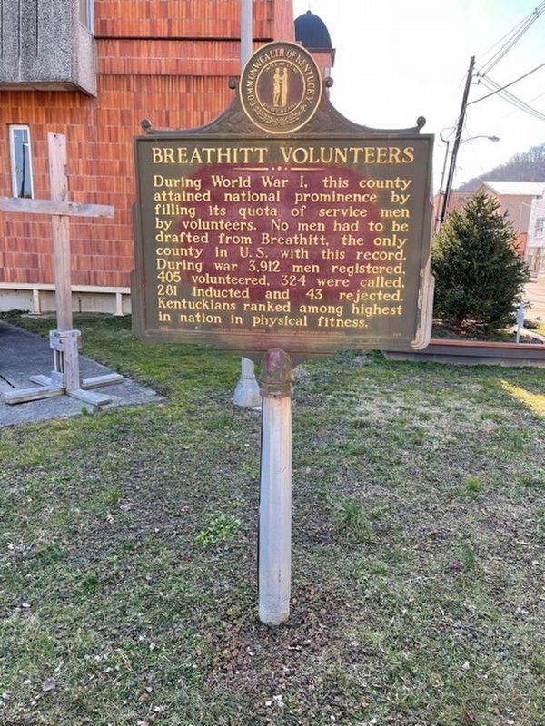 Breathitt Volunteers Marker image. Click for full size.
