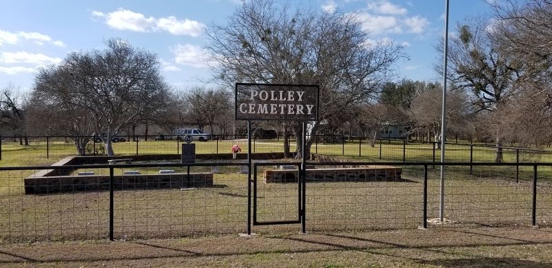 The entrance to the Polley Cemetery image. Click for full size.