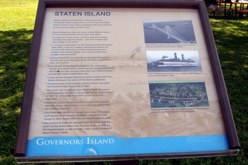 Staten Island wayside image. Click for full size.