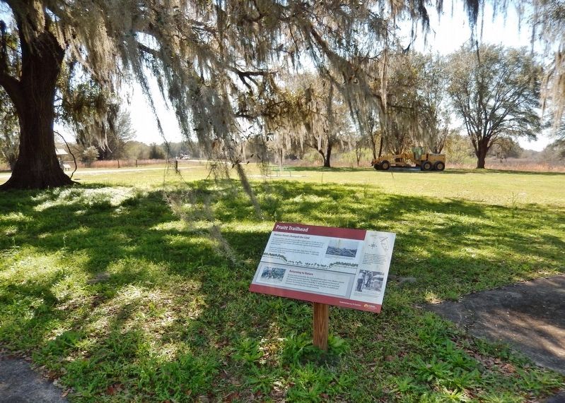 Pruitt Trailhead Marker. Click for full size. Pruitt Trailhead Marker image. Click for full size.