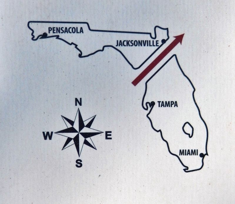 Marker detail: Marjorie Harris Carr Cross Florida Greenway image. Click for full size.
