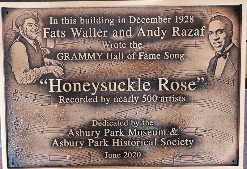 Honey Suckle Rose Marker image. Click for full size.