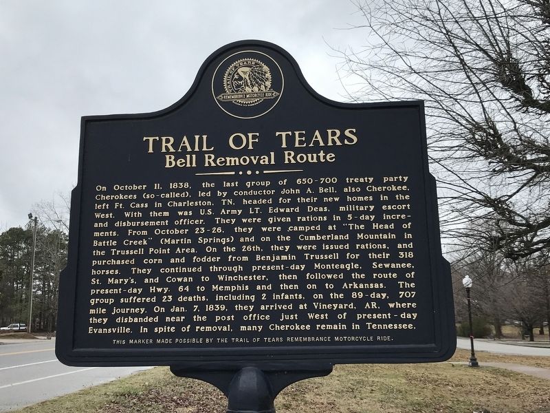 Trail of Tears Marker image. Click for full size.