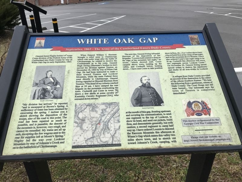 White Oak Gap Marker image. Click for full size.