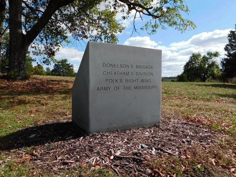 Donelson's Brigade Monument (Rear) image. Click for full size.