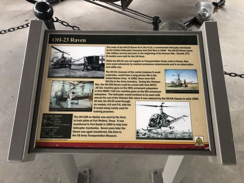 OH-23 Raven Marker image. Click for full size.