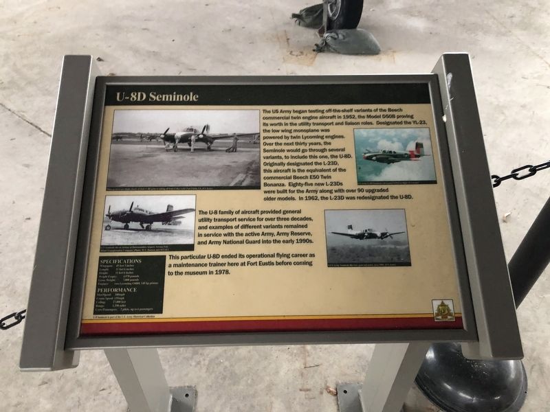 U-8D Seminole Marker image. Click for full size.