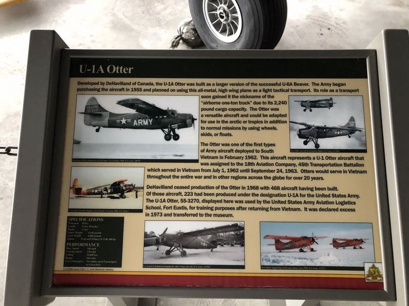 U-1A Otter Marker. Click for full size. U-1A Otter Marker image. Click for full size.