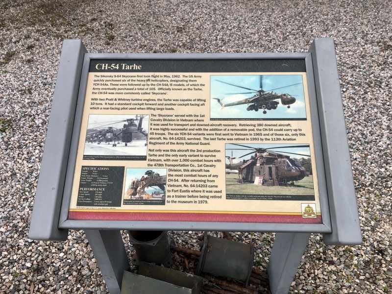 CH-54 Tarhe Marker. Click for full size. CH-54 Tarhe Marker image. Click for full size.
