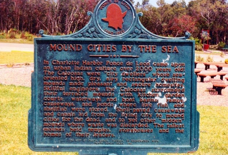 Mound Cities By the Sea Marker image. Click for full size.