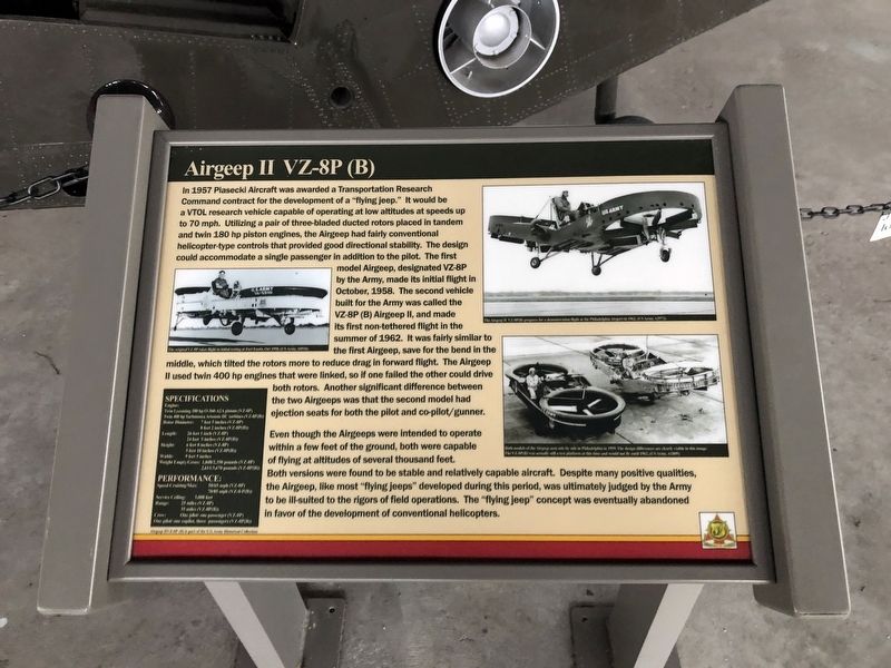 Airgeep II VZ-8P (B) Marker image. Click for full size.