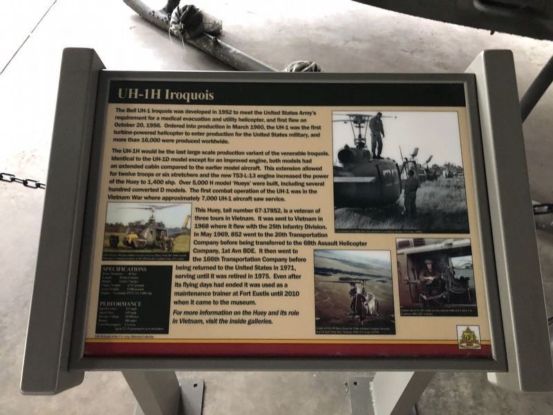 UH-1H Iroquois Marker. Click for full size. UH-1H Iroquois Marker image. Click for full size.
