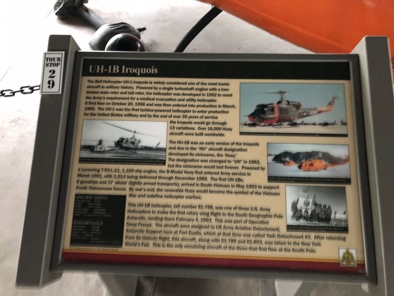 UH-1B Iroquois Marker. Click for full size. UH-1B Iroquois Marker image. Click for full size.