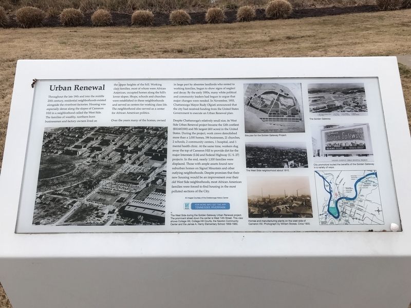 Urban Renewal Marker. Click for full size. Urban Renewal Marker image. Click for full size.