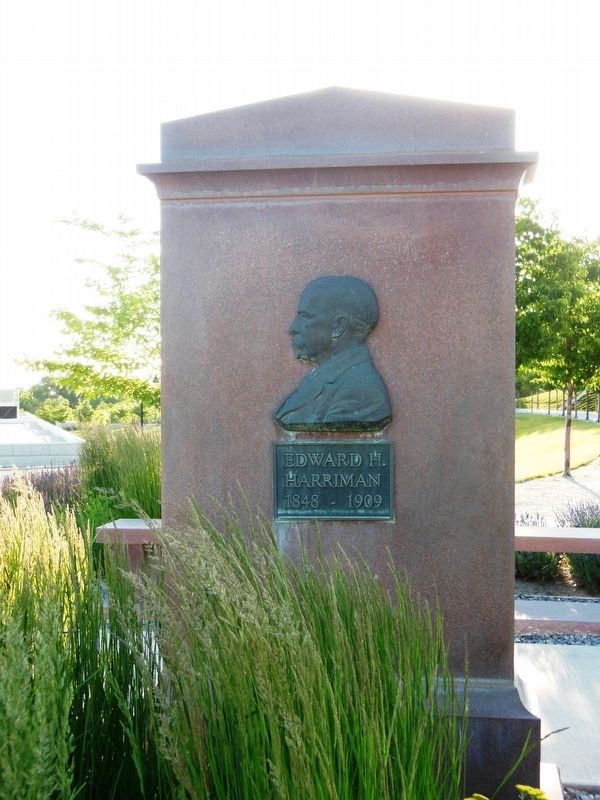 Edward H. Harriman Marker (<i>east side</i>). Click for full size. Edward H. Harriman Marker (<i>east side</i>) image. Click for full size.
