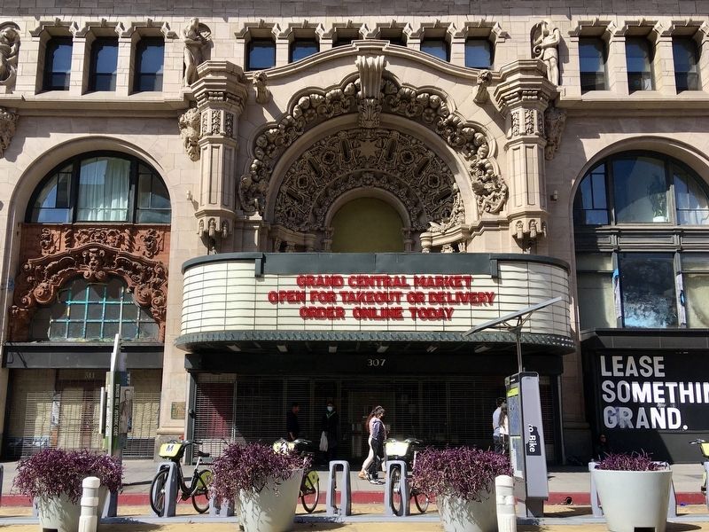 Million Dollar Theatre and Marker image. Click for full size.
