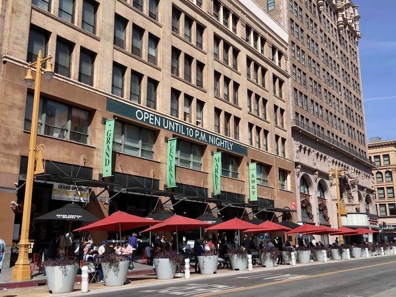 Grand Central Market, and Million Dollar Theatre image. Click for full size.